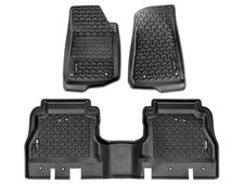 Rugged Ridge Black Steel Floor Mats For 2020-2026 Jeep Gladiator 12987.44 Rugged Ridge Black Steel Floor Mats For 2020-2026 Jeep Gladiator 12987.44
