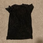 Nirvana Black Graphic T-Shirt Blue Smiley Face Logo Rock & Pop Music — photo 2