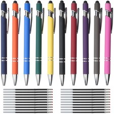Bunte Kugelschreiber 10 Stk – 2-in-1 Design für Nahtloses Schreiben und Zeichnen