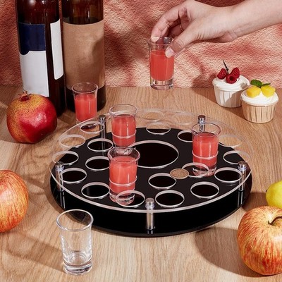 Schnapsglas Tablett Halter Acryl Bier Wein Glas Display Rack Für Bar Home Rum
