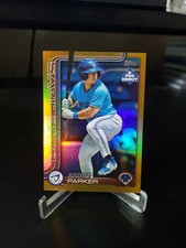 Aaron Parker 2025 Topps Pro Debut Gold Foil 31/50. Blue Jays
