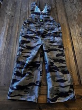 John Deere Camo Overalls Kids Size 4 Regular Coveralls Camouflage Cotton Bib