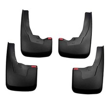 Mud Flaps Splash Guards Front and Ram 1500 2019-2021 with Fender Flares Black