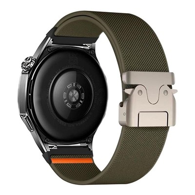 Cinturino per orologio militare NATO in nylon da 18 mm, 20 mm, 22 mm, 24 mm, 26 mm, resistente, con anse fisse/standard, nero, grigio, blu, verde, arancione, marrone - Italia