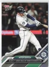 2024 Topps Now - Mitch Garver - 1st Career Walk-Off #136 Base Mariners