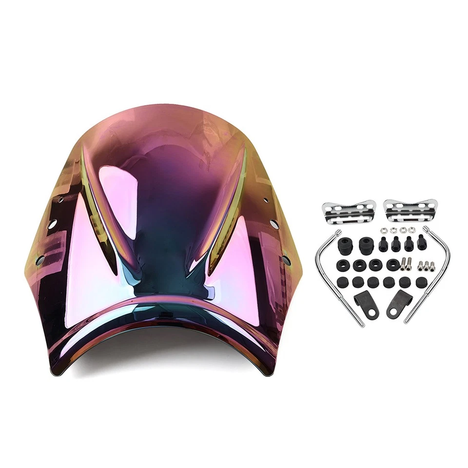 Universal Motorcycle Windshield Wind Screen Deflector Wind Shield Wind Shield - Изображение 2 из 4