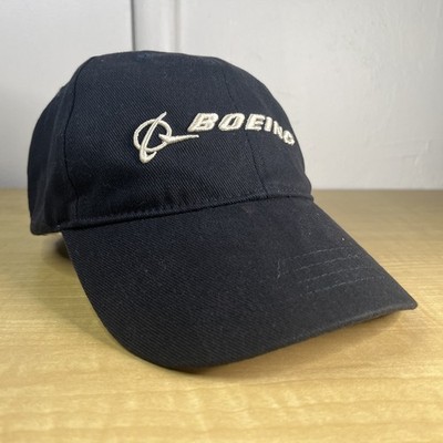 Boeing Aviation Logo Baseball Cap Black Cotton Adjustable Strapback Hat USA Cana