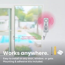 Techko S187D Safe Pool Safety & Security Alarm Door Window Garage