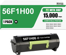 56F1H00 Black Toner Cartridge for Lexmark MS321/MS421/MS521/MS621  MX Series