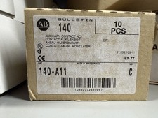 Qty.10 Allen Bradley 140-A11 Auxiliary Contact New In Box