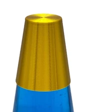 Lava Lamp 3D Print GOLD Cap Top ONLY! Fits 14.5”-17” Lamps SHIPS FAST