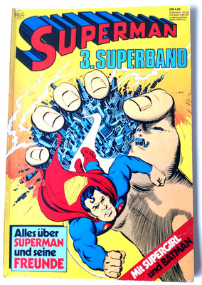 Superman Superband Nr.3 Ehapa Verlag mit Poster und Gutschein