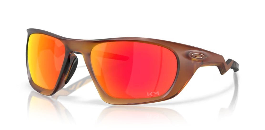 Oakley Lateralis 9431 16 - Sunglasses - Ambra Opaco/Prizm Ruby - Kylian Mbappe
