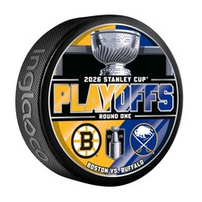 2026 Stanley Cup Playoffs Boston Bruins VS Buffalo Sabres Souvenir Hockey Puck
