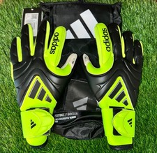 New Adidas Copa GL Pro Goalkeeper Soccer Gloves JN5334 Black Lucid Lemon Sz 8.5