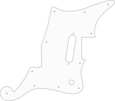 WD Custom Pickguard For D'Angelico Premier Bedford With Tremolo #04R White/Re...