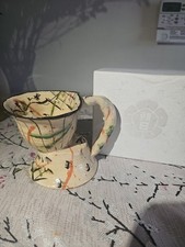 Yashichida Oribe Mug, Cup, Japanese Pottery K...