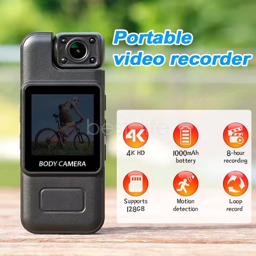 Body Camera 4K HD WIFI Video Recorder Night Vision Outdoor Sport Action Mini Cam - Picture 2 of 25
