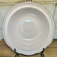 Loneoak & Co Queen Anne Peach Terracotta 9.75" Rim Soup Bowl