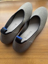 Rothys Womens Square Toe The Flat Size 7 Meta...