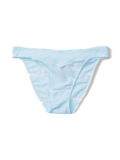 Victoria's Secret PINK Cotton Crossover Bikini Panty Blue Breeze Tie Dye