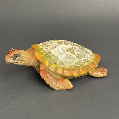 #ad #ad Decorative Resin amp; Crushed Glass Sea Turtle Figurine Ocean Collectible Figure $9.89