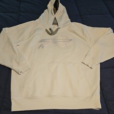 MENS BUFFALO BILLS WHITE HOODIE SIZE L