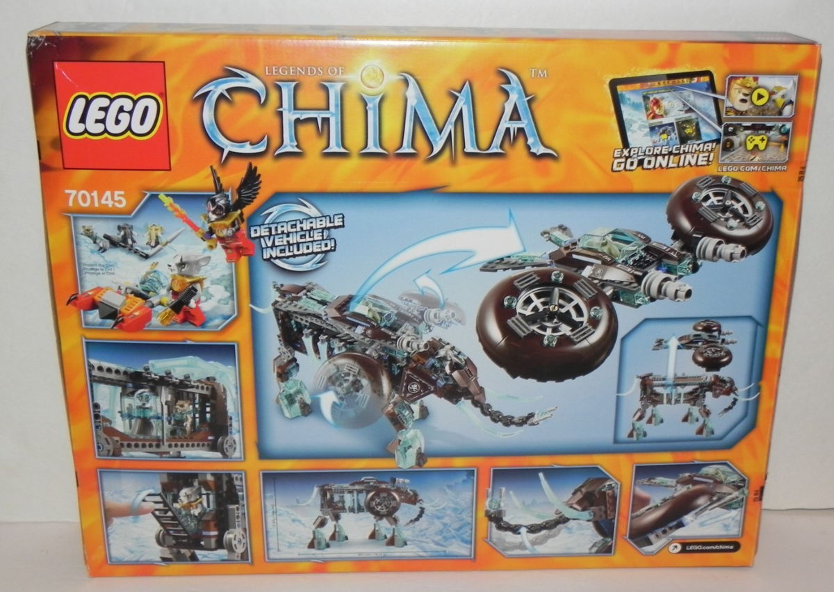 LEGO LEGENDS OF CHIMA: Maula's Ice Mammoth Stomper (70145) for