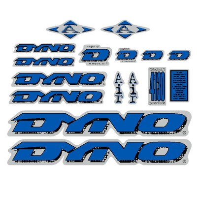 1997 DYNO - AIR blue decal set