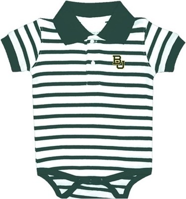 Two Feet Ahead Baby Bodysuit Creeper Bodysuit Polo Baylor Bears 0-3 Months NEW