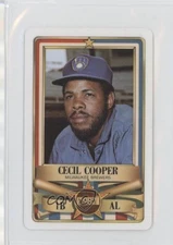 1982 Perma-Graphics/Topps Credit Cards All-Stars Cecil Cooper #150-ASA8202