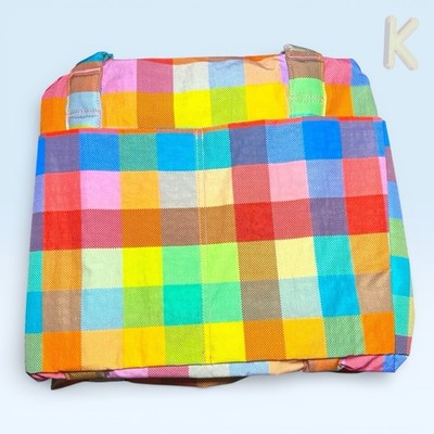 BAGGU Madras Small Cloud Carry On Cloud Madras New with Tags HTF