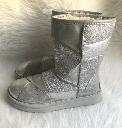 ugg glitter patchwork boots