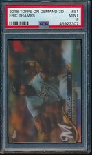 2018 Topps On Demand 3D #91 Eric Thames PSA 9 Mint Card SP PR 269