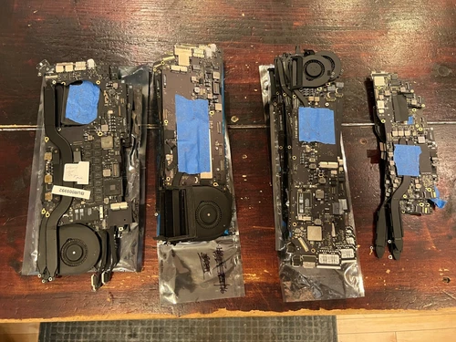 Lot x 31 Apple MacBook Pro/Air 13/15" logicboard i5 i7 M1 4/8GB 2013-2020 PARTS