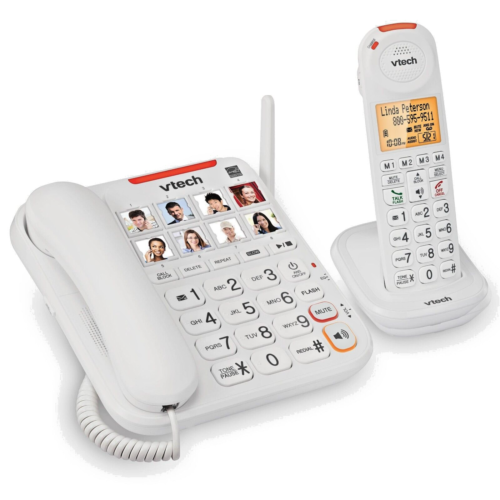Vtech SN5147 DECT6.0 Corded/Cordless Amplified Call Block Answering System Phone - Picture 1 of 9
