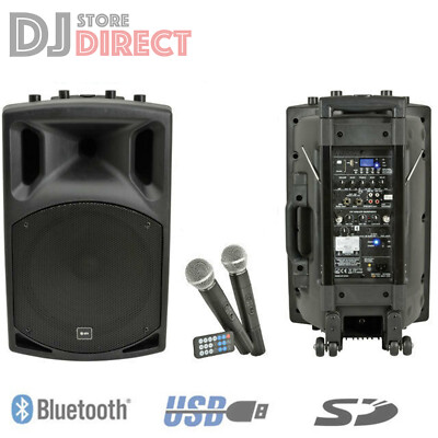 Speaker Qtx Qx12pa QTX QX12PA Bluetooth Portable Speaker System