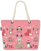 Void Tasche Kinder Weihnachten Tiere Eule Fuchs Hase Reh Rentier