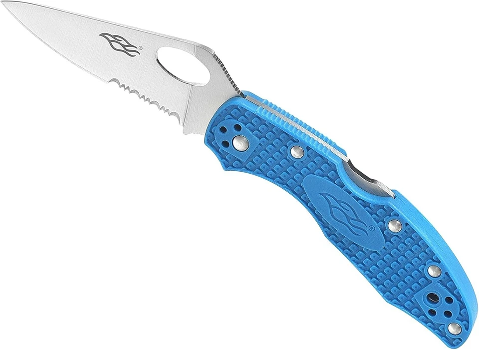 Navaja de Bolsillo GANZO Firebird F759MS-BL 440C Hoja de Acero Inoxidable Nylon Azul Foto 4 de 4