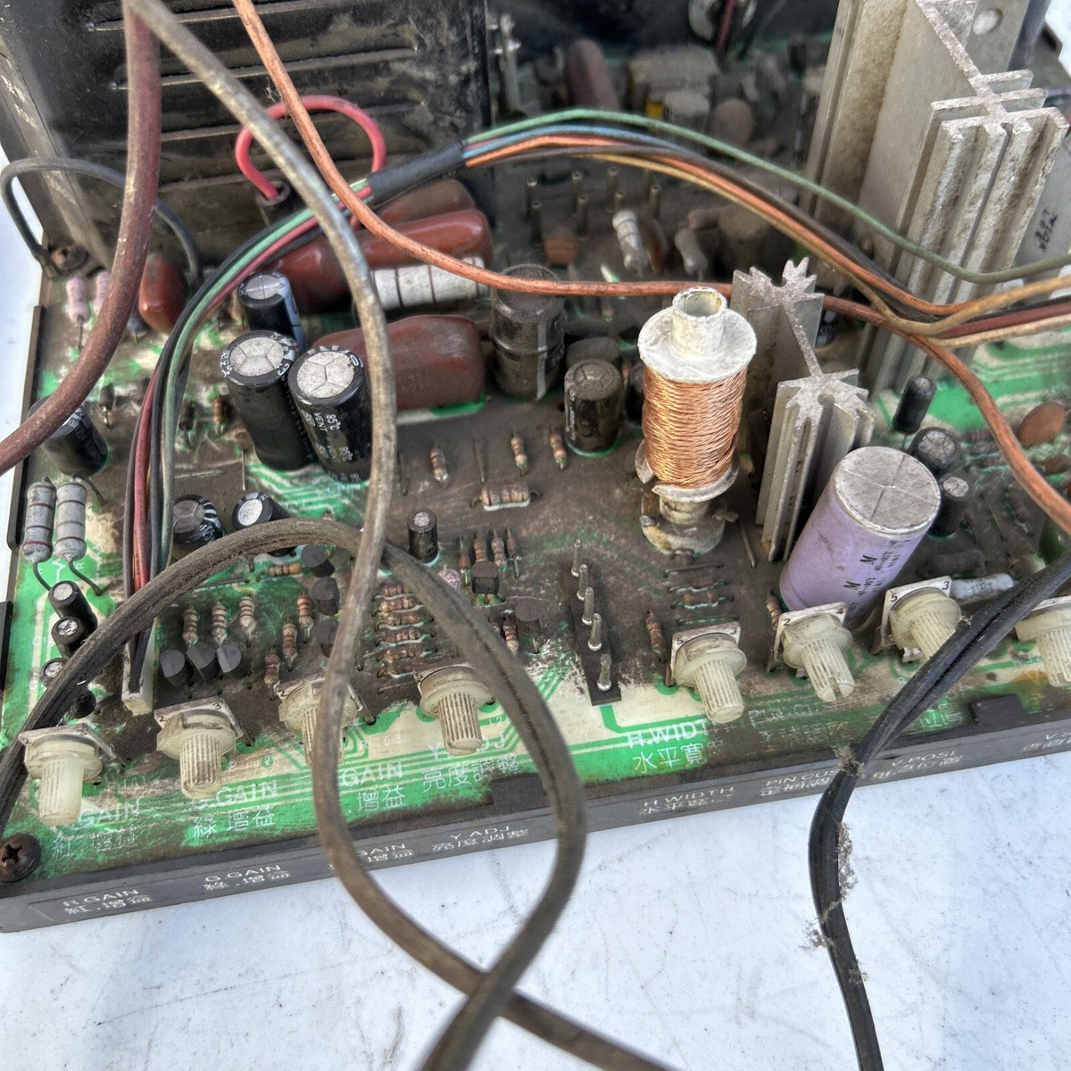 Untested Wei Ya Chassis Monitor Pcb Board arcade VIDEO GAME 0f48-1