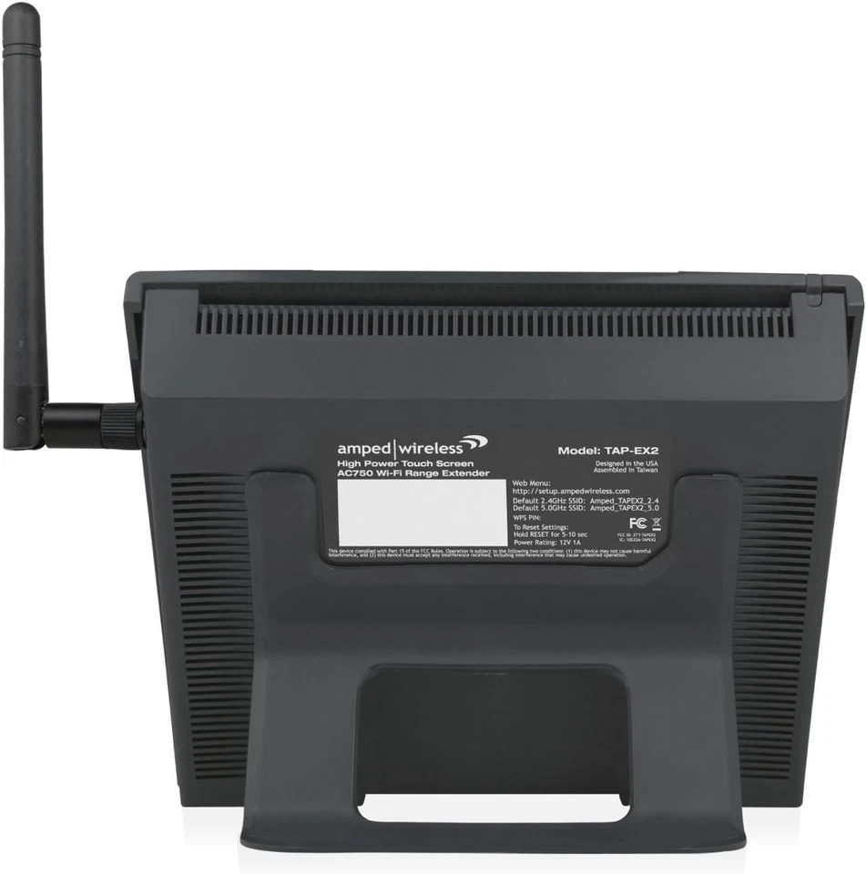 Amped Wireless High Power Touch Screen AC750 Wi-Fi Range Extender (TAP-EX2) Open - Image 4 of 4