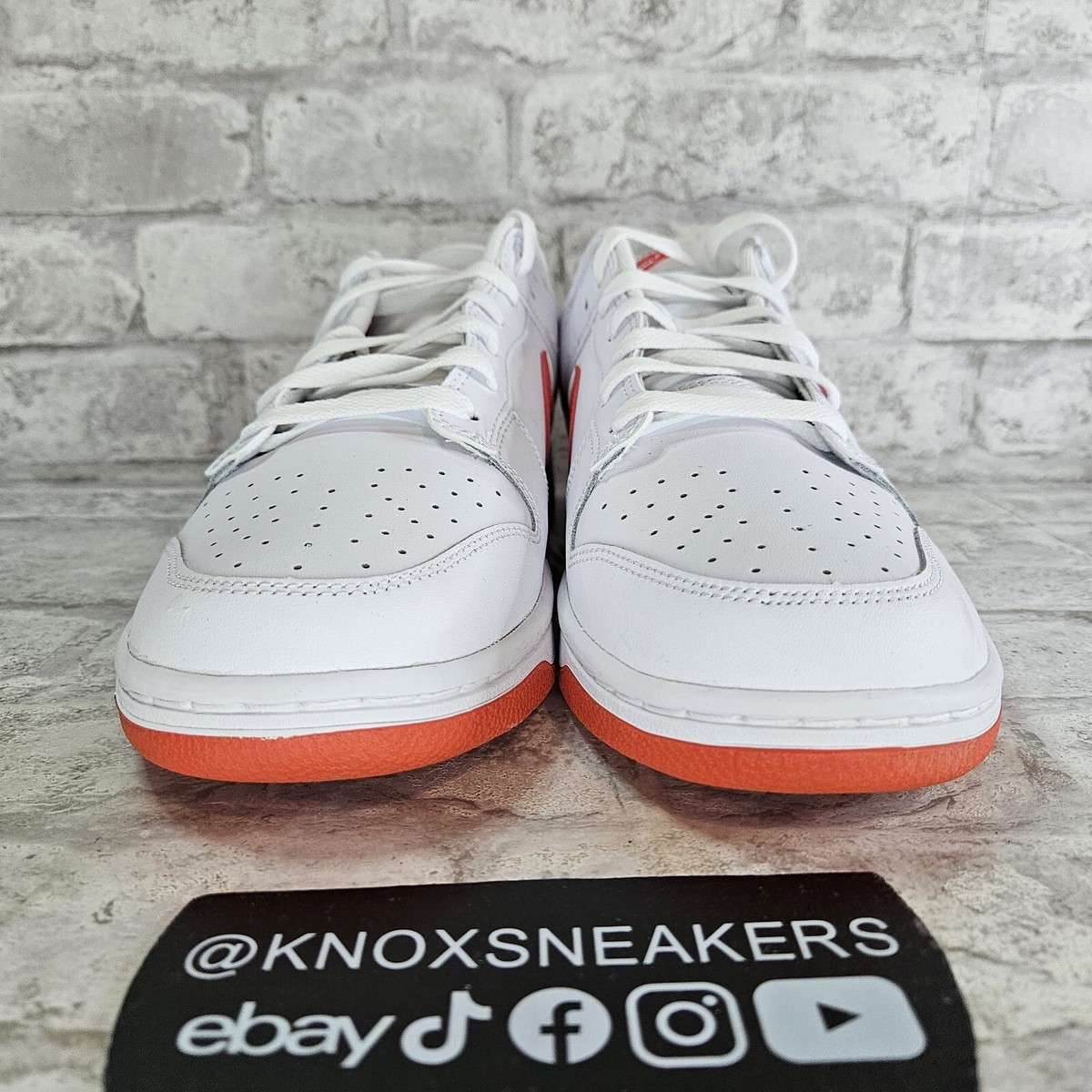 Men\'s Nike Dunk Low Retro White/Picante Red (DV0831 103) Size 8 Nike Dunk Low  main image 3