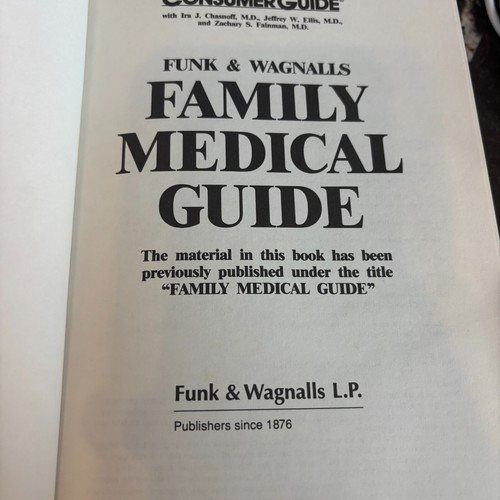 Funk & Wagnalls Family Medical Guide 1990 Hardcover 574 Pages - Picture 4 of 7
