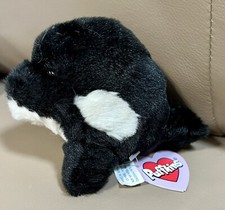 Puffkins "Toby" the whale beanie plush NWT