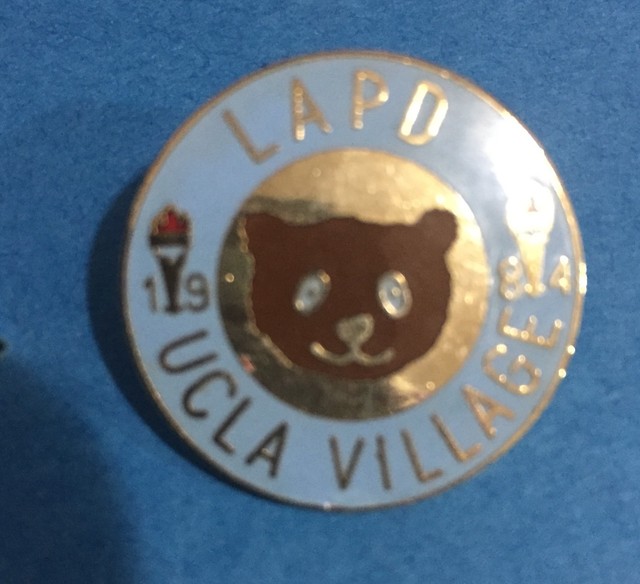 Very Rare Vintage 1984 Los Angeles Olympic Games LAPD UCLA Village