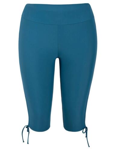 Women's Rash Guard Board Shorts UPF50+ Sports Capris Swim Bottom Skinny Surfi...