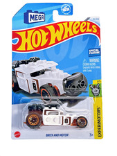 NIP 2024 Hot Wheels Mainline Brick And Motor 25/250 White Experimotors 1/5