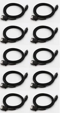 Box of 10 Epson Printer Cables; 24V Powered USB, 6ft, Black (New)