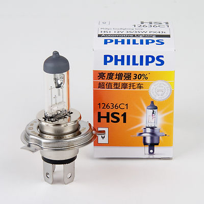 QTY=10 - Philips HS1 PX43t 35/35W 12V ATV Scooter Moped Headlight Bulb. 12636C1