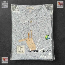 SWAG PETER MILLAR Golf Polo Smokey And Bandit ⛳️ 2XL XXL ⛳️ Neon Dolphin Flipper